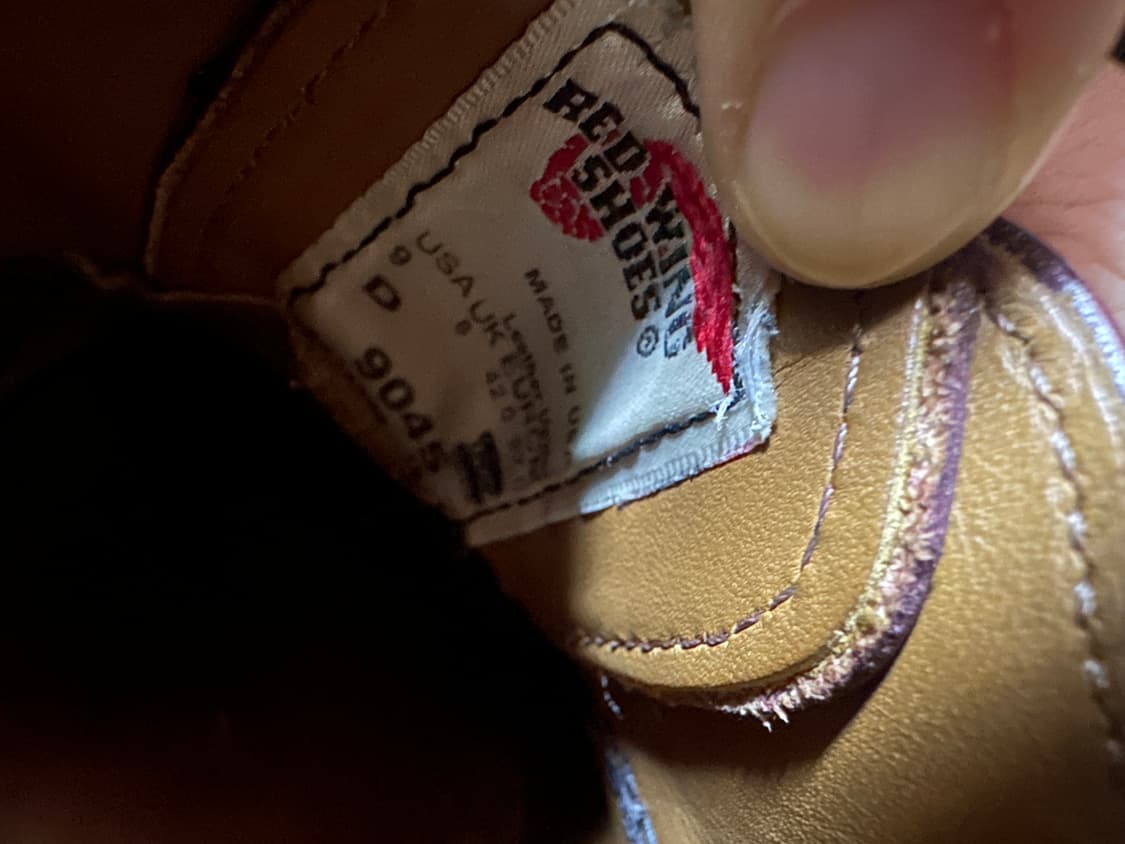 레드윙 9045 9D 희귀매물 상품이미지10