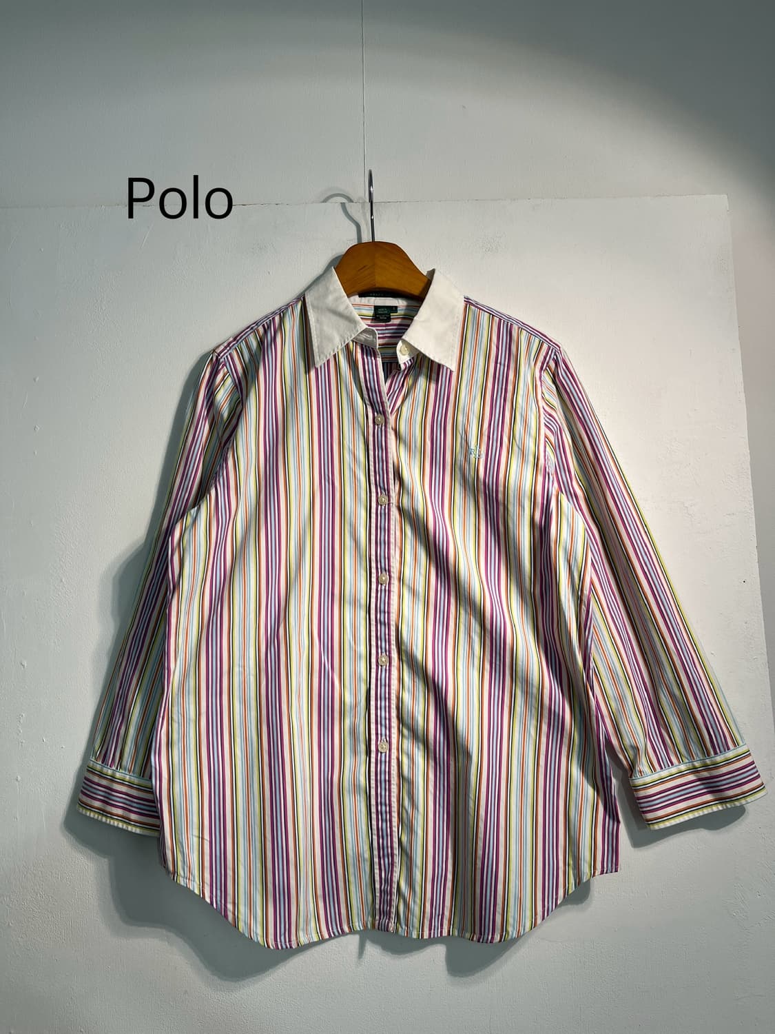 Polo 폴로 랄프로렌 멀티컬러 스트라이프 셔츠 상품이미지4