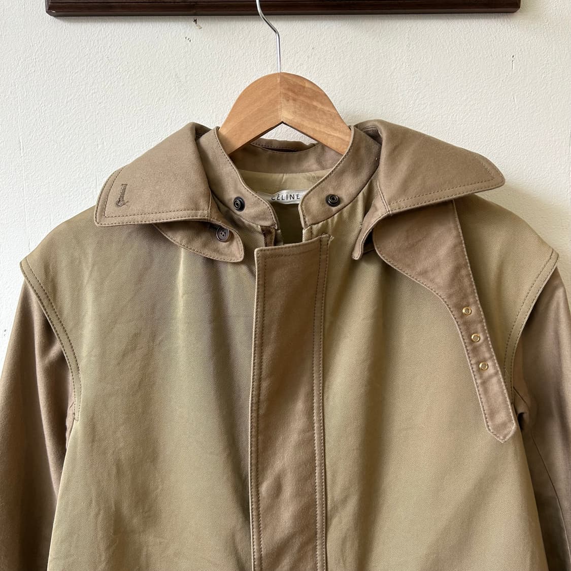 셀린느 패치워크 트렌치 코트 상품이미지6