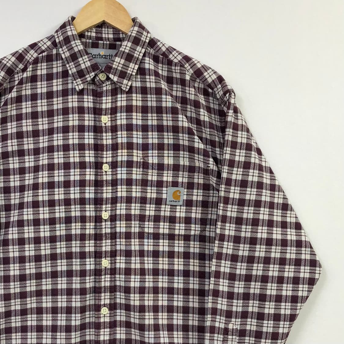 XL 칼하트 체크 워크 셔츠 상품이미지1