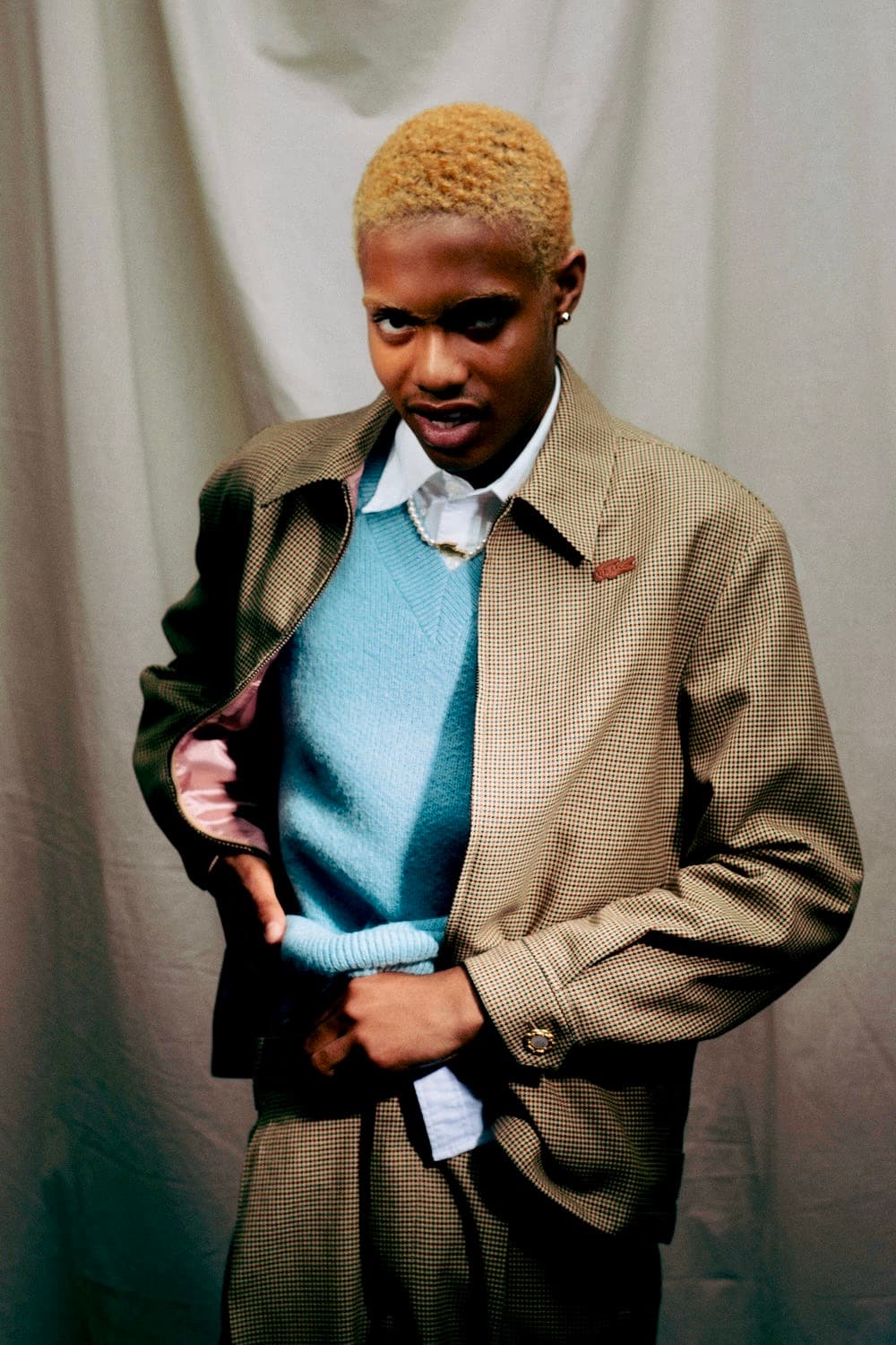 르 플레르 X 라코스테 V넥 조끼 상품이미지2