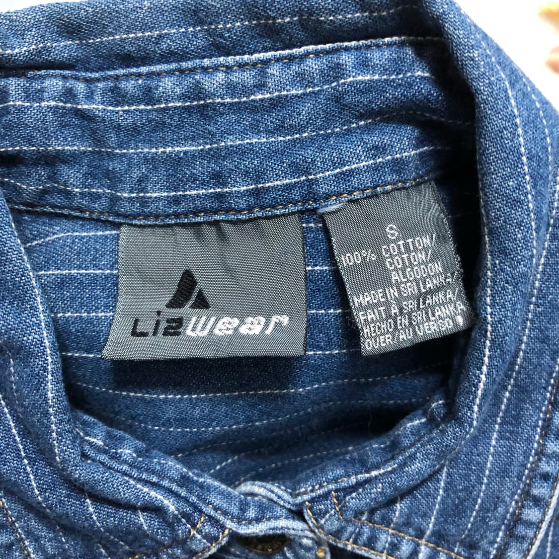 90s LIZ WEAR 리즈웨어 데님셔츠 상품이미지2