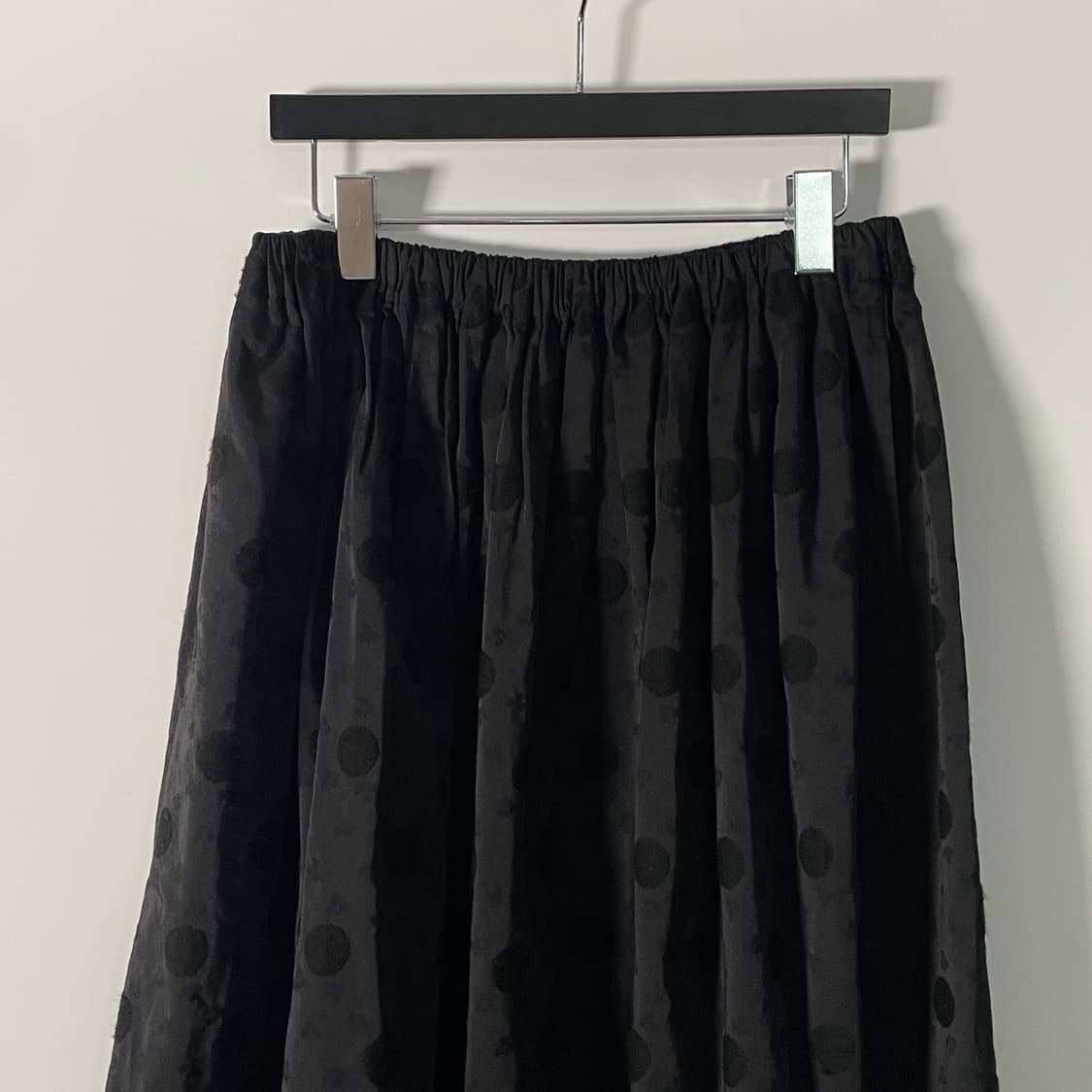 꼼데가르송 트리콧 우먼스 도트 셔링 롱 스커트 (onp.73)   상품이미지3