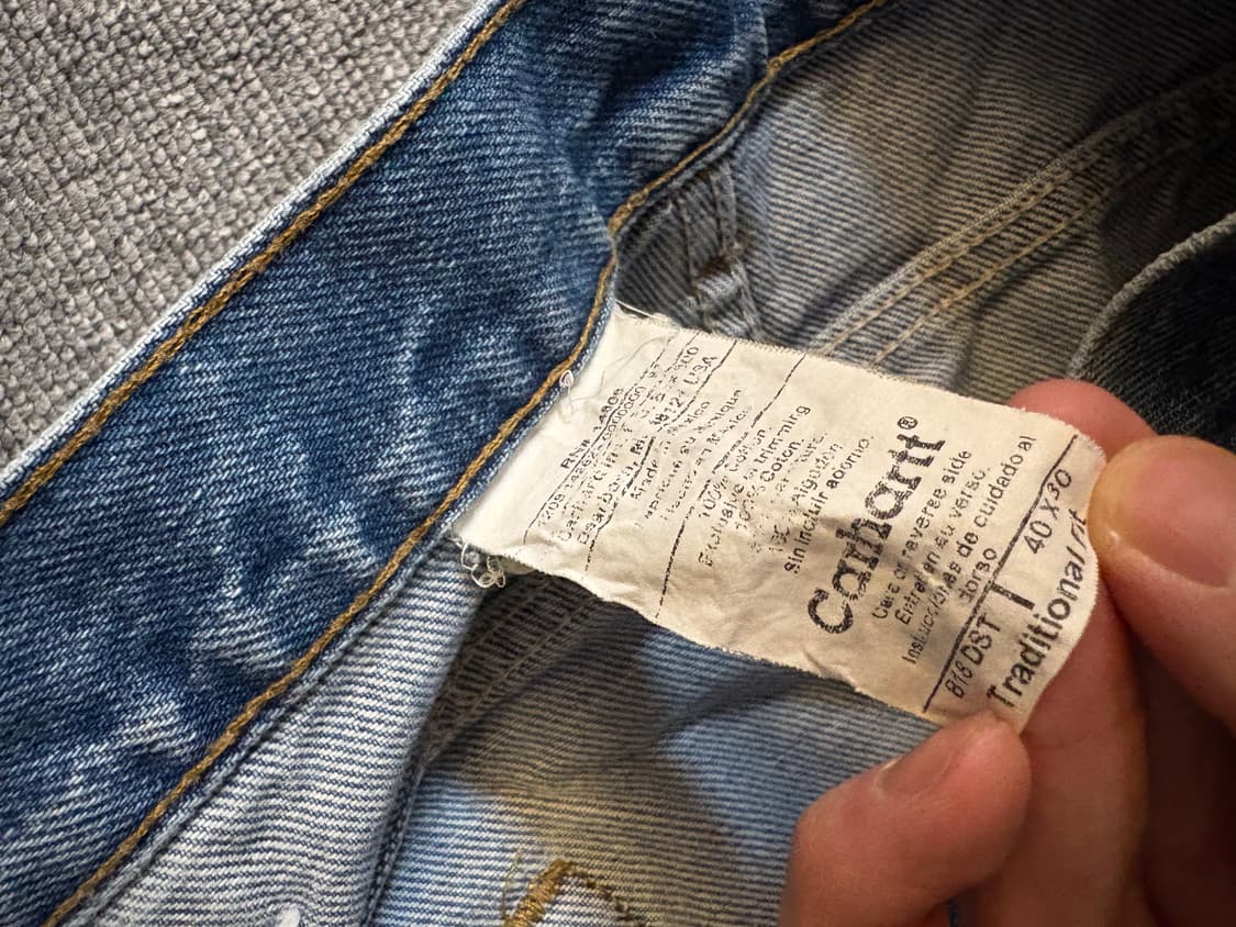 [W40  L30] 칼하트 데님팬츠/ 05 상품이미지4