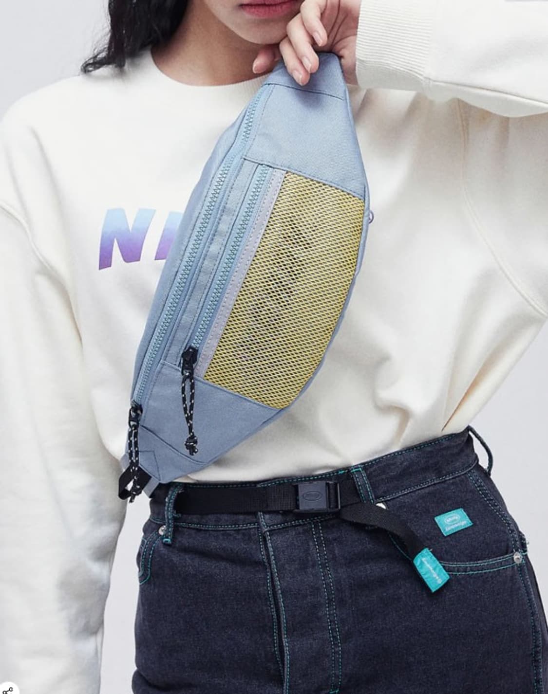 널디 엔디와이 메쉬 슬링백 A1708 상품이미지2