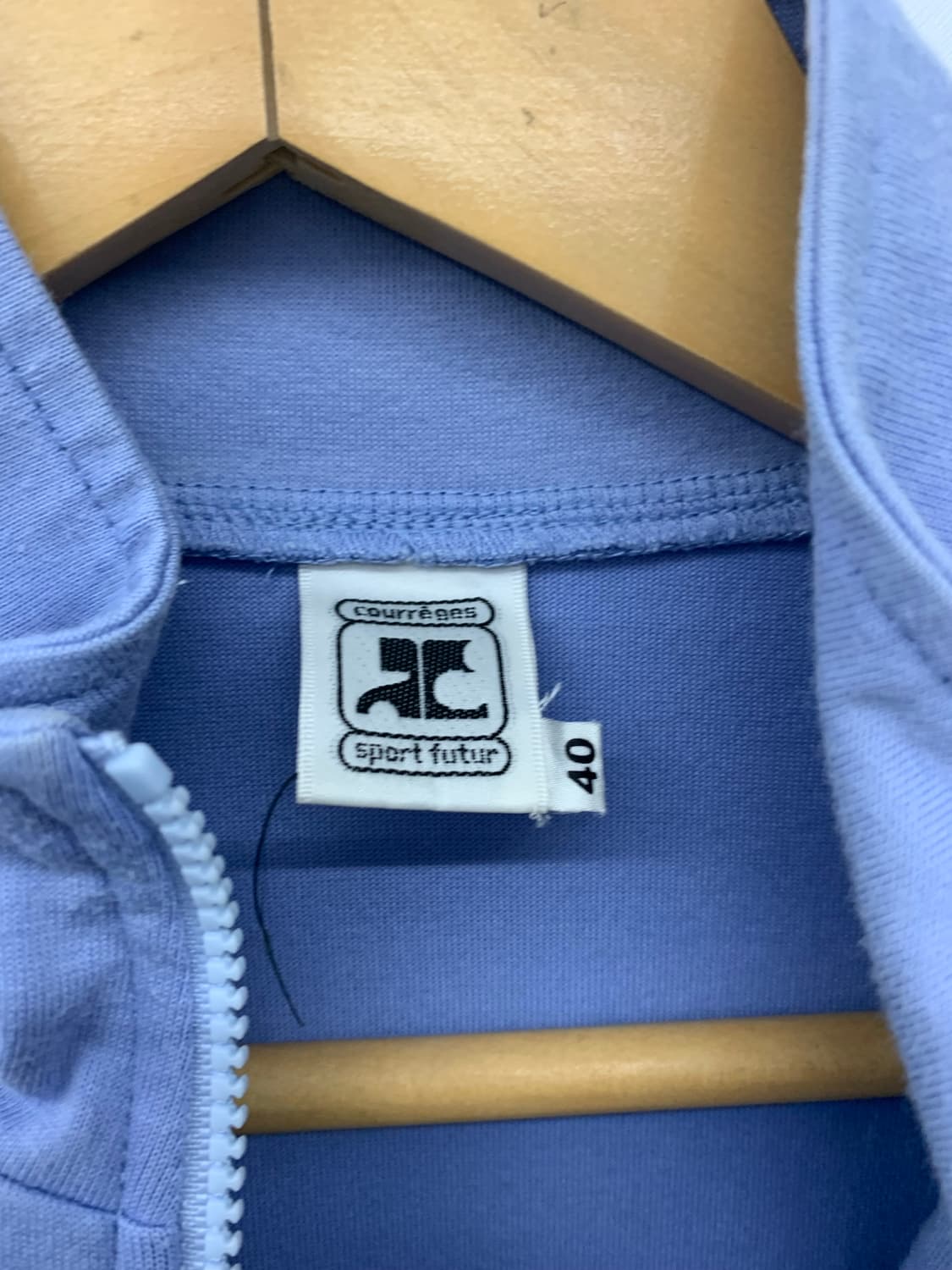 Courreges 90s 소라 하프집업 상품이미지6