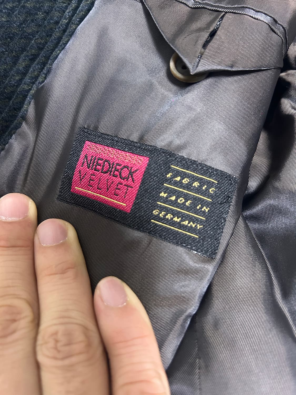 일제 독일원단 코듀로이 블레이저 사이즈 105~110 상품이미지4