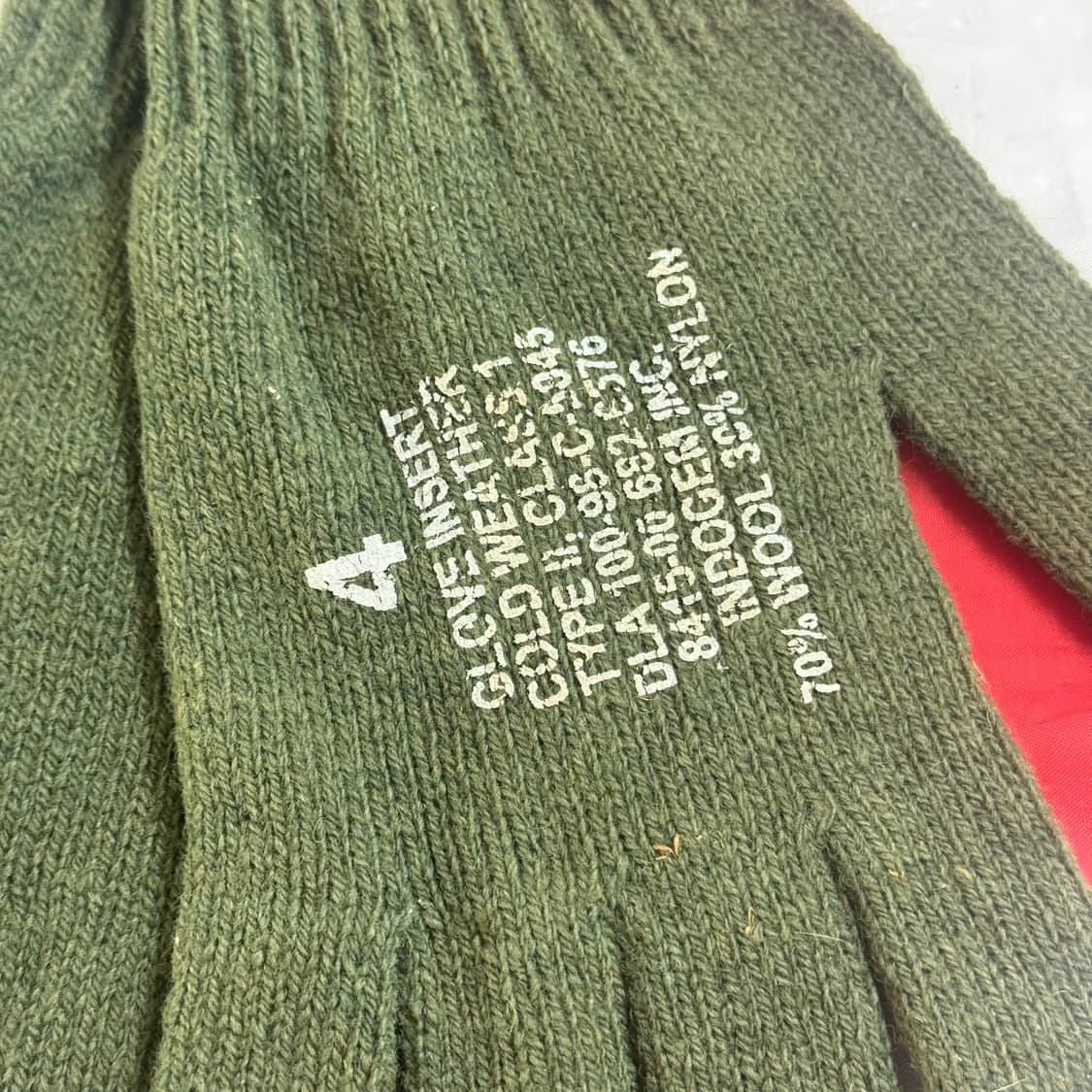 [military] 밀리터리 미군 오리지널 울장갑 -B급 상품이미지3