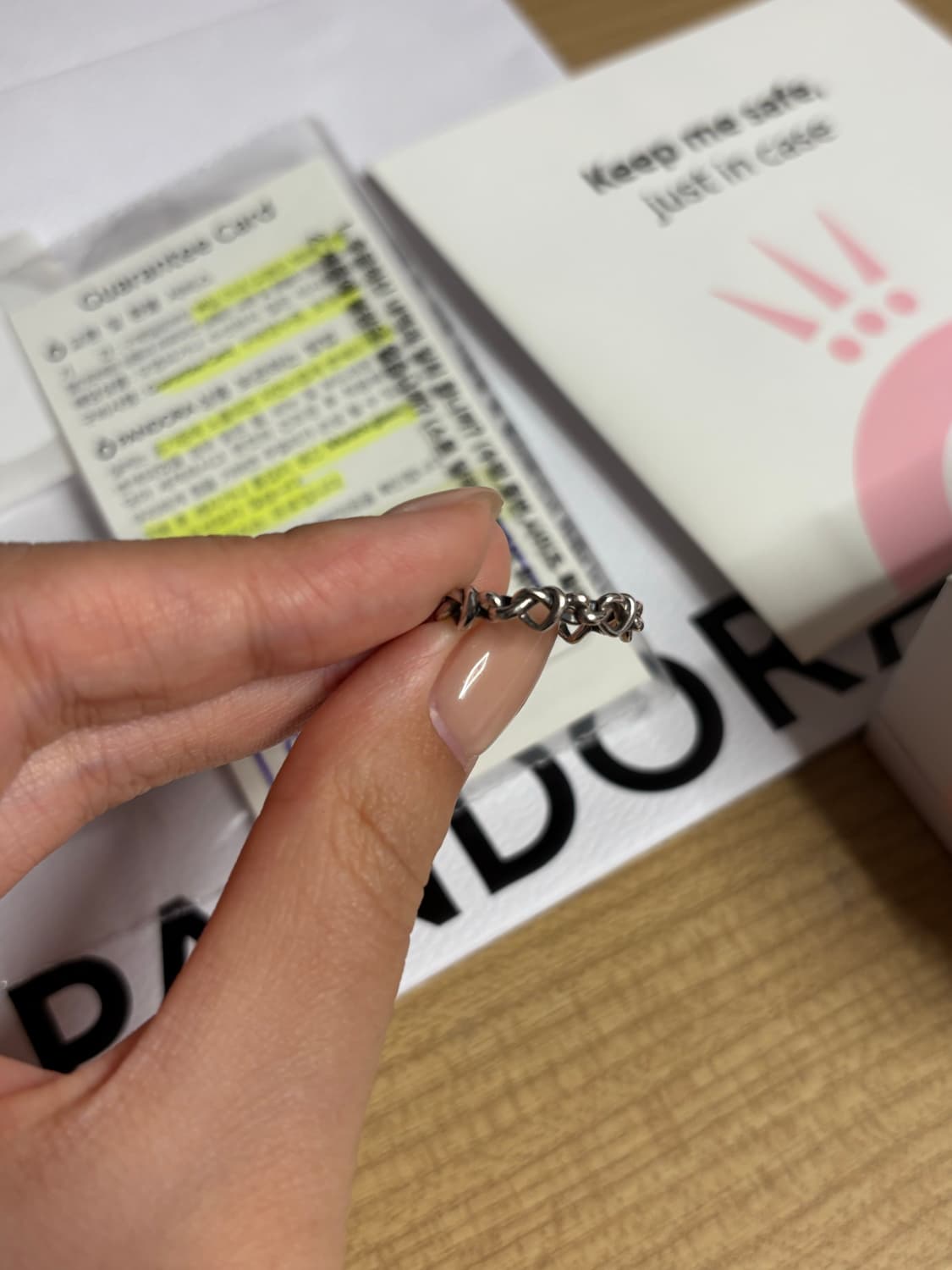 판도라 노티트 하트링(48사이즈) 반지 상품이미지3