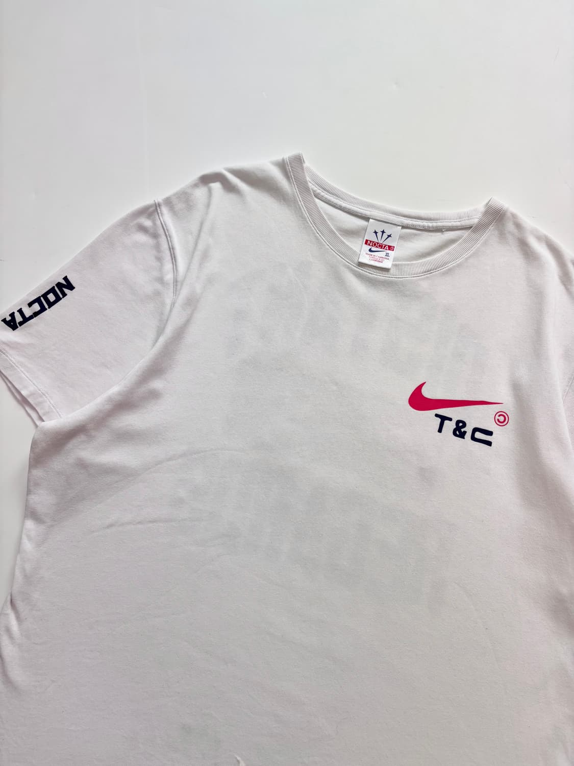 Nike 나이키X녹타 화이트 티셔츠  상품이미지5