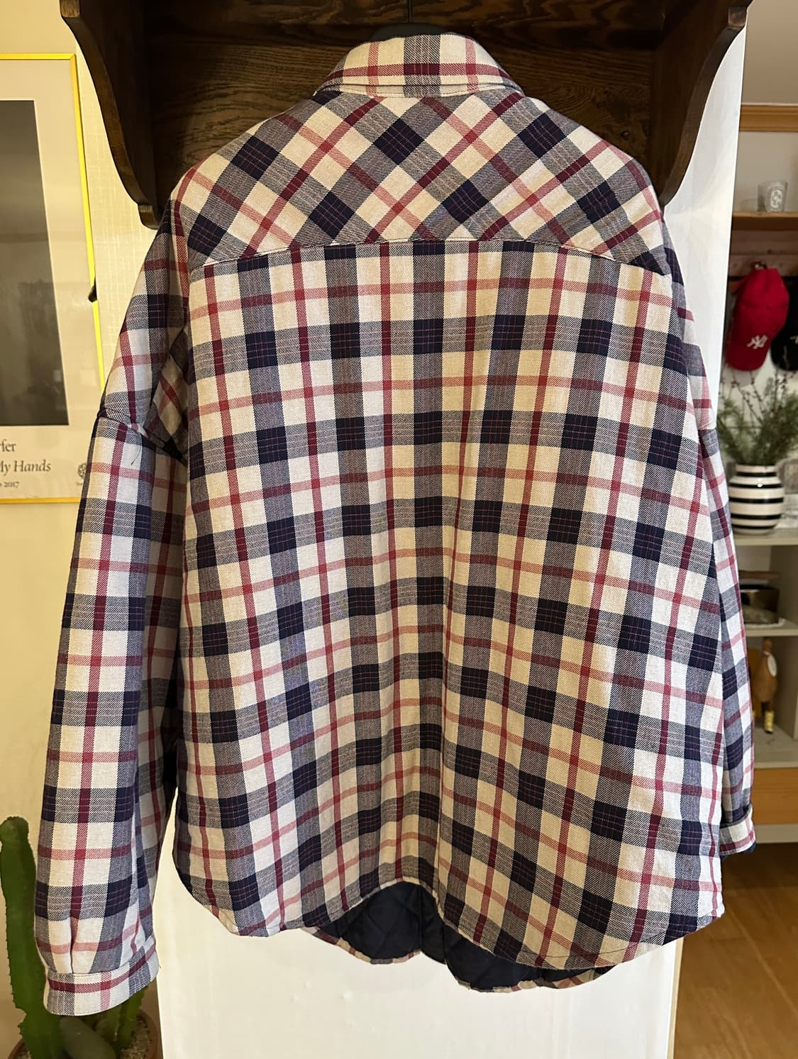 VOTE Japan 체크 셔츠 자켓 (M) 상품이미지4