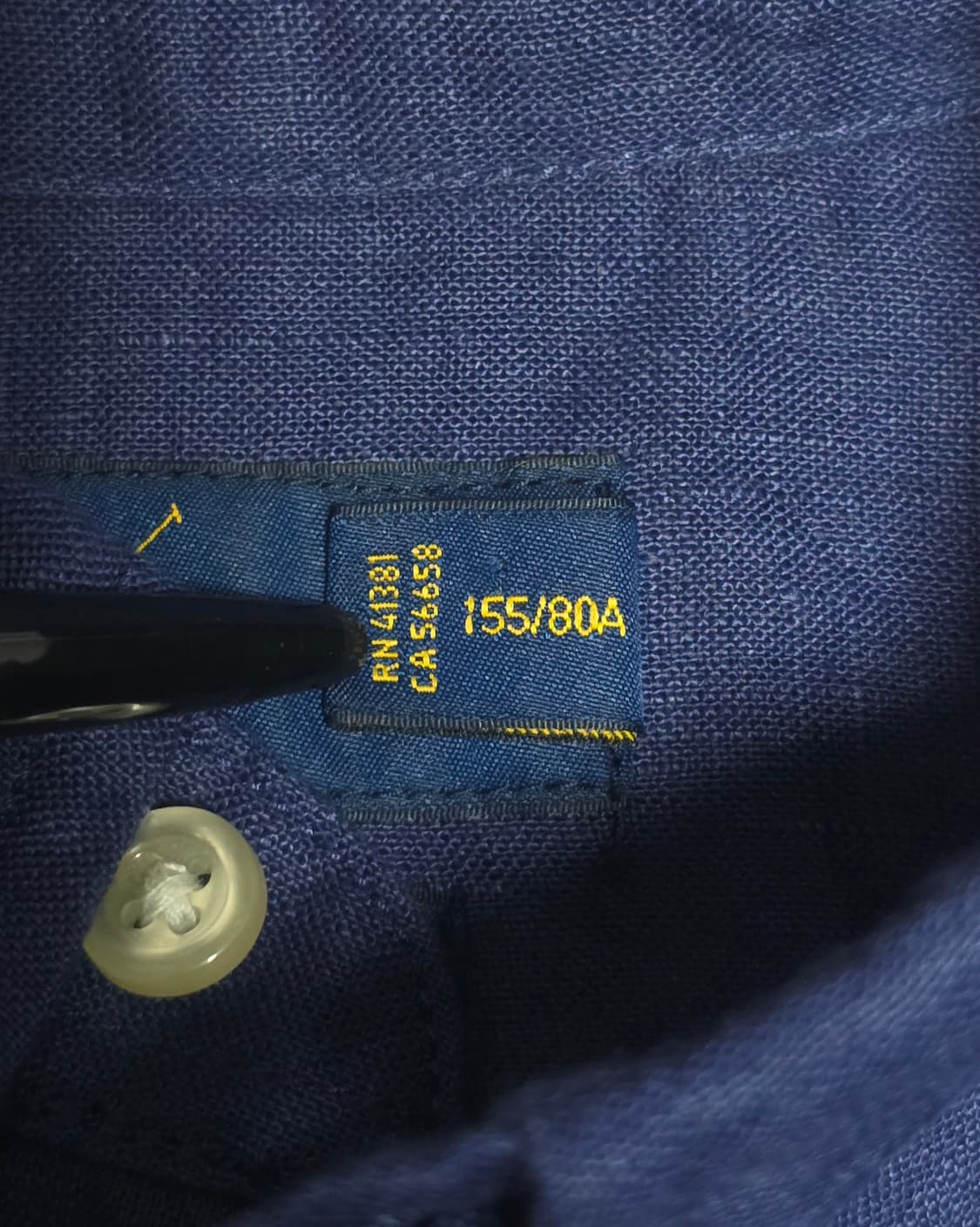 폴로랄프로렌 클래식 린넨 셔츠 XS 상품이미지5