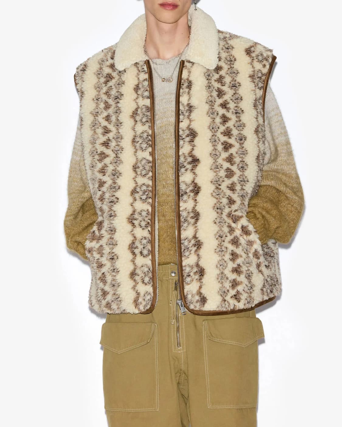 이자벨마랑 맥스 시어링 스타일 베스트 자켓 상품이미지1