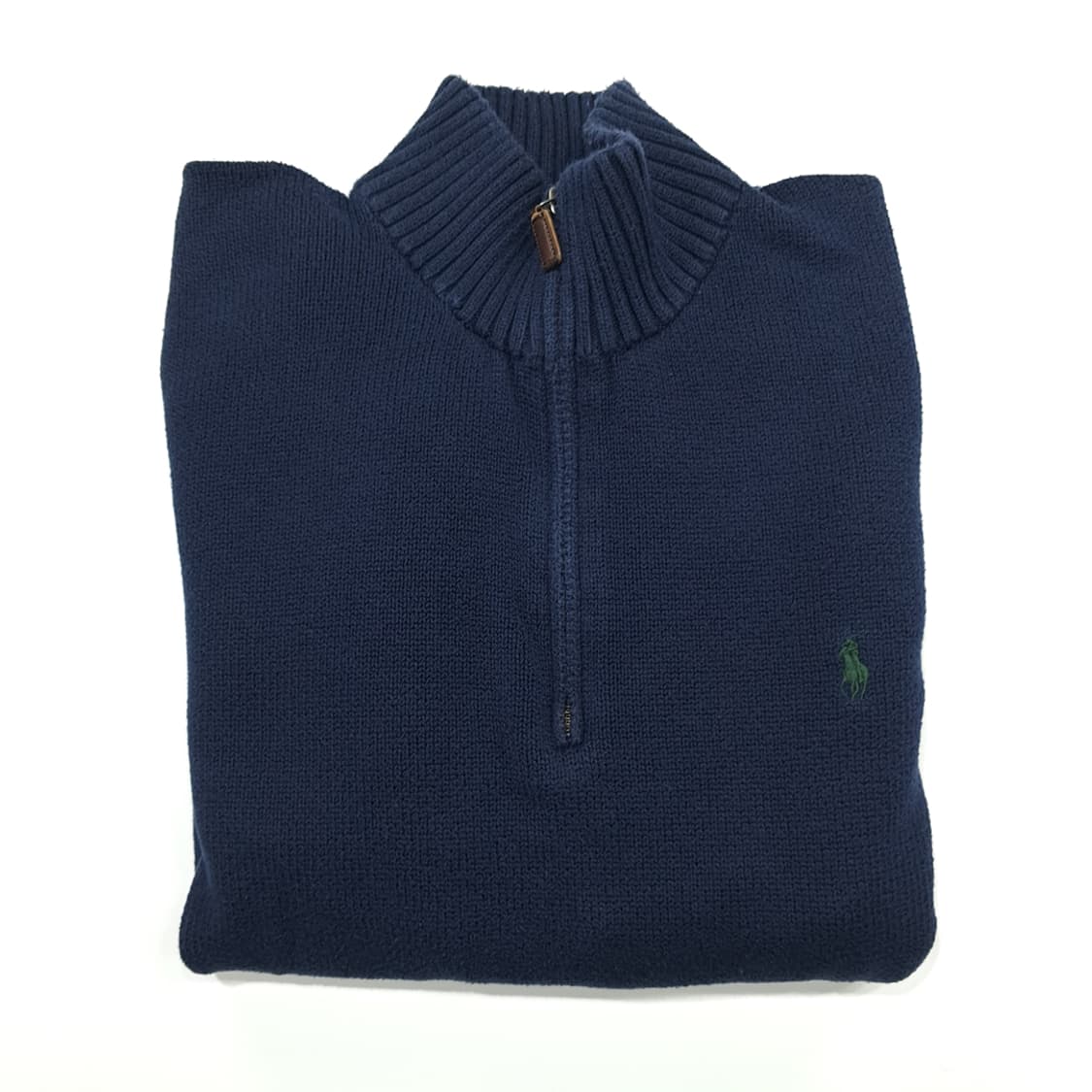 CN837 XL 폴로 랄프로렌 네이비 하프집업 긴팔 니트 스웨터 상품이미지8