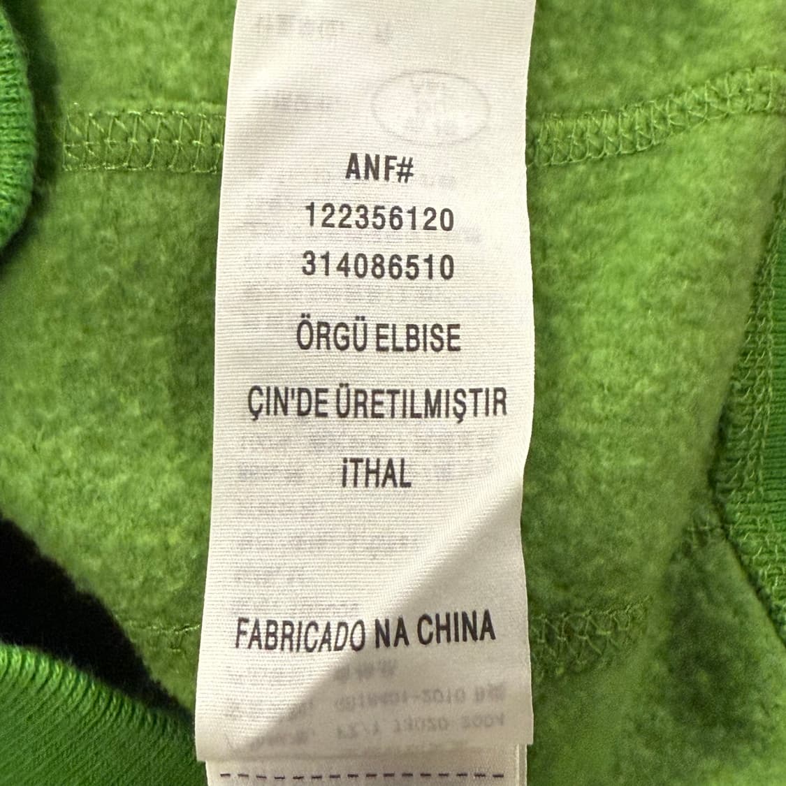 아베크롬비 말차 그린 후드집업 상품이미지8