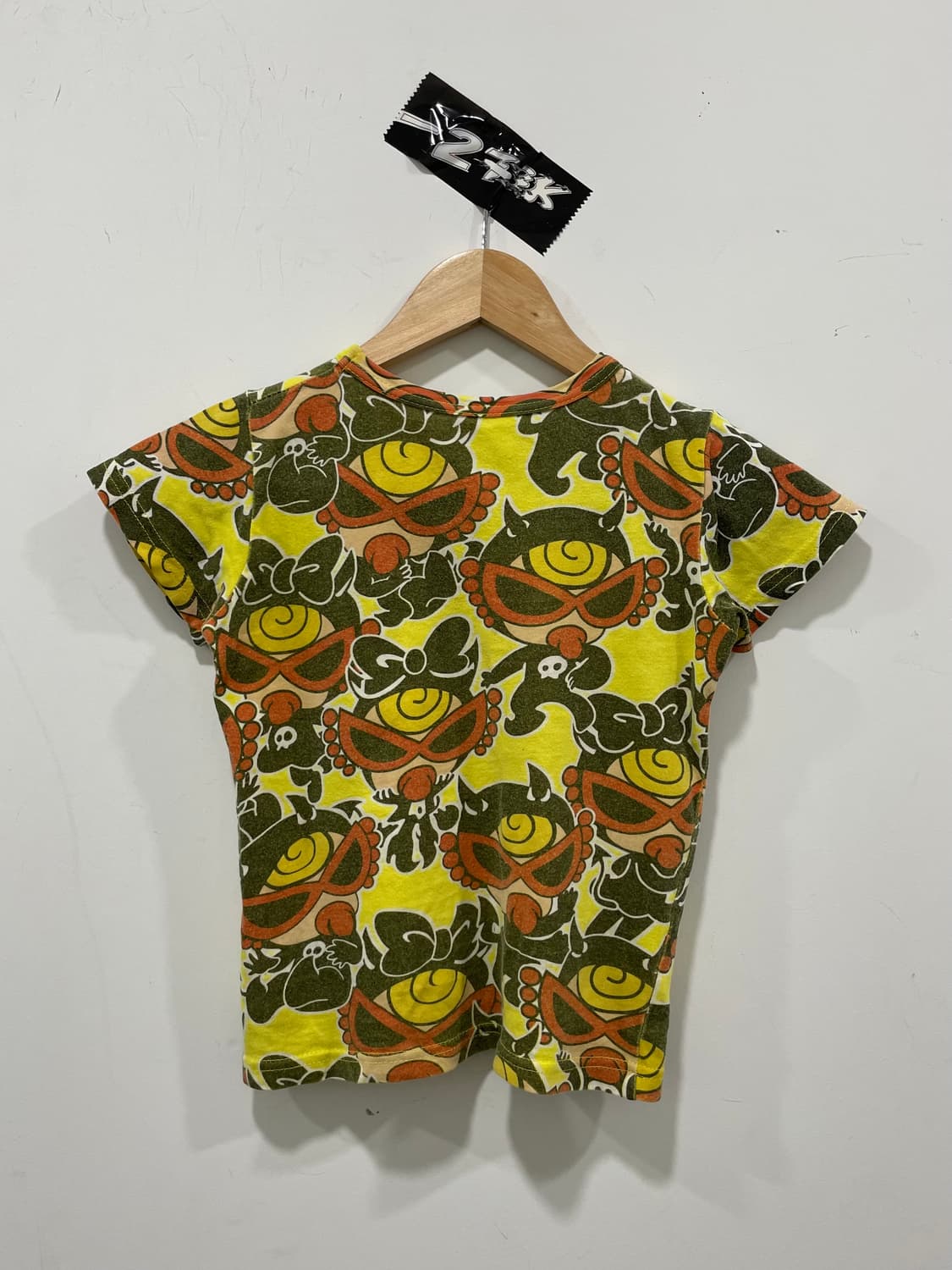 Hysteric Mini 히스테릭 미니짱 올오버 프린팅 크롭 반팔티셔츠 상품이미지4