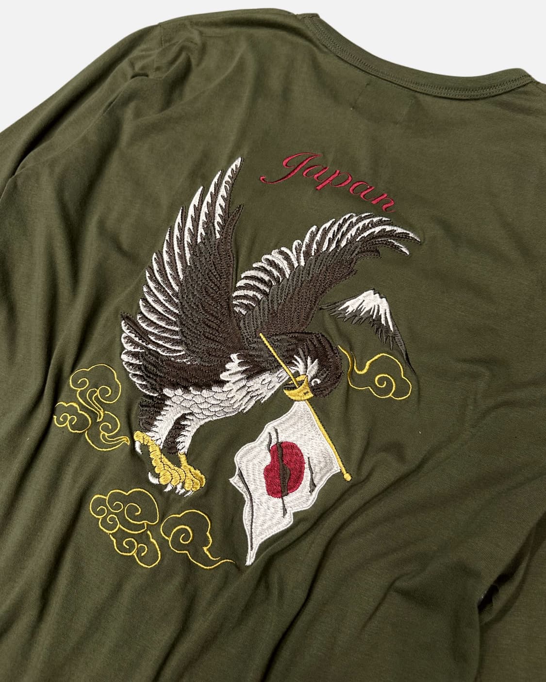 CORISCO suvenier eagle embroidery t-shir 상품이미지5