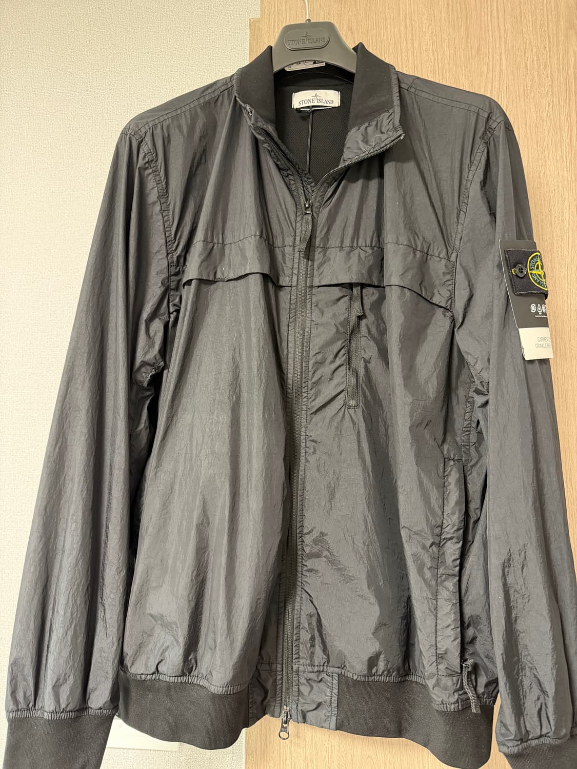 스톤 아일랜드 41022 가먼트 다이드 크링클랩스 R-Ny 블루종 블랙  상품이미지3