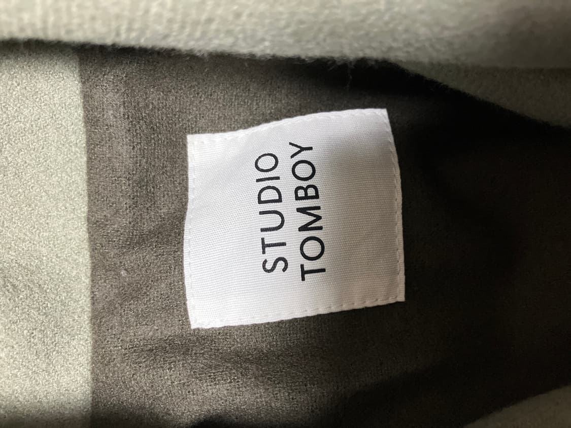 톰보이 숏코트 카키 상품이미지3