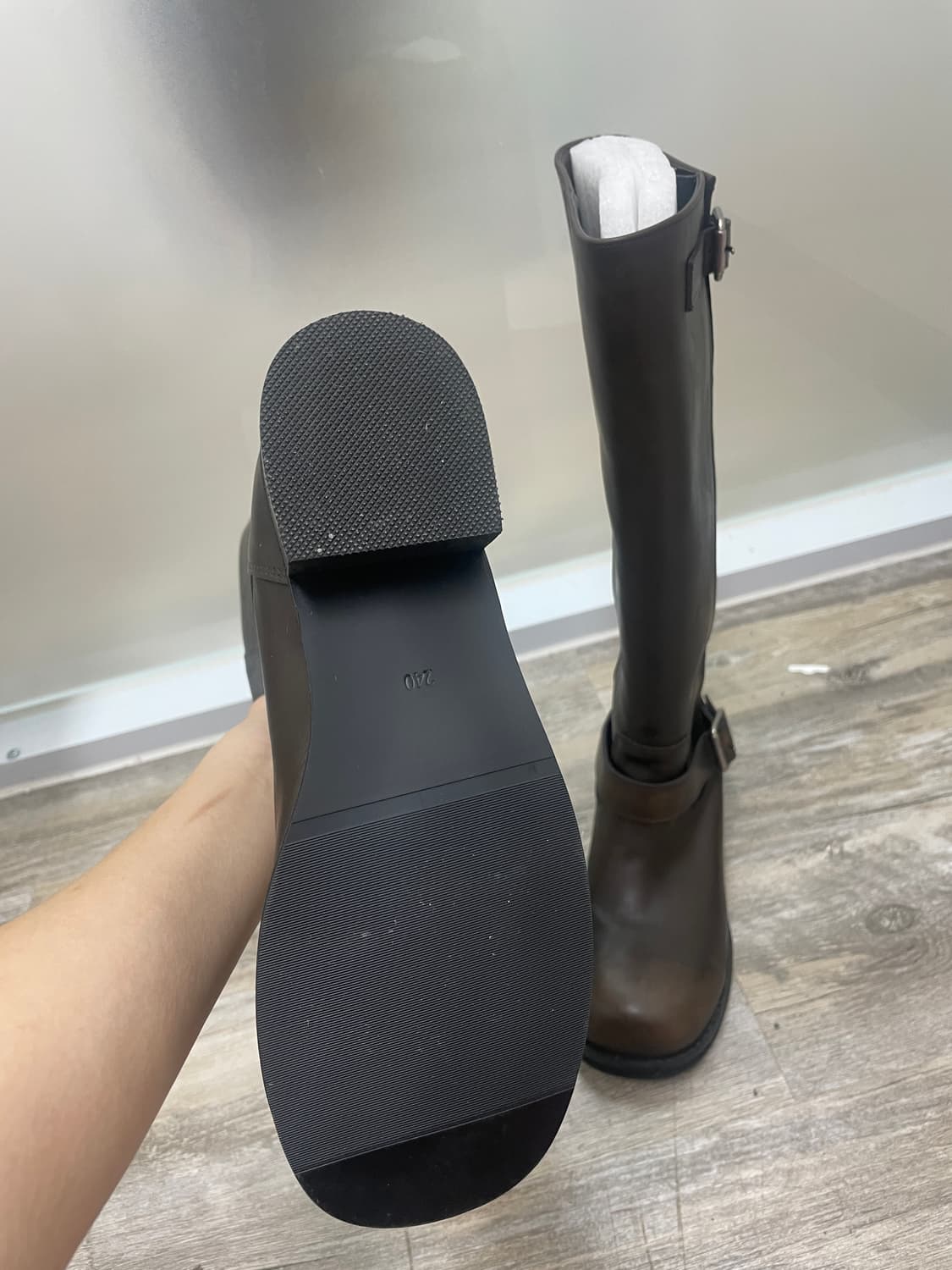 빈티지 워싱 롱부츠 상품이미지3