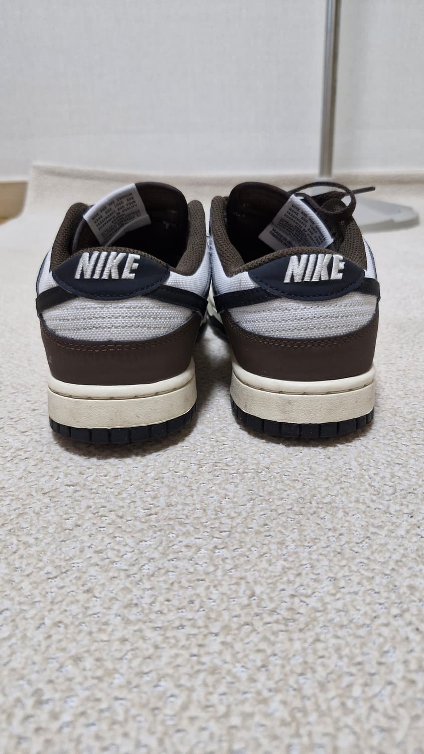 나이키 덩크 로우 화이트/브라운 265 상품이미지4