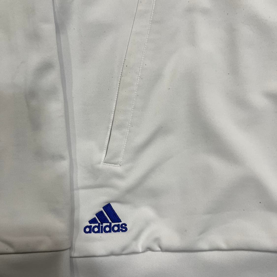 대장급 아디다스 첼시 FC 화이트 블루 트랙탑 져지  상품이미지4