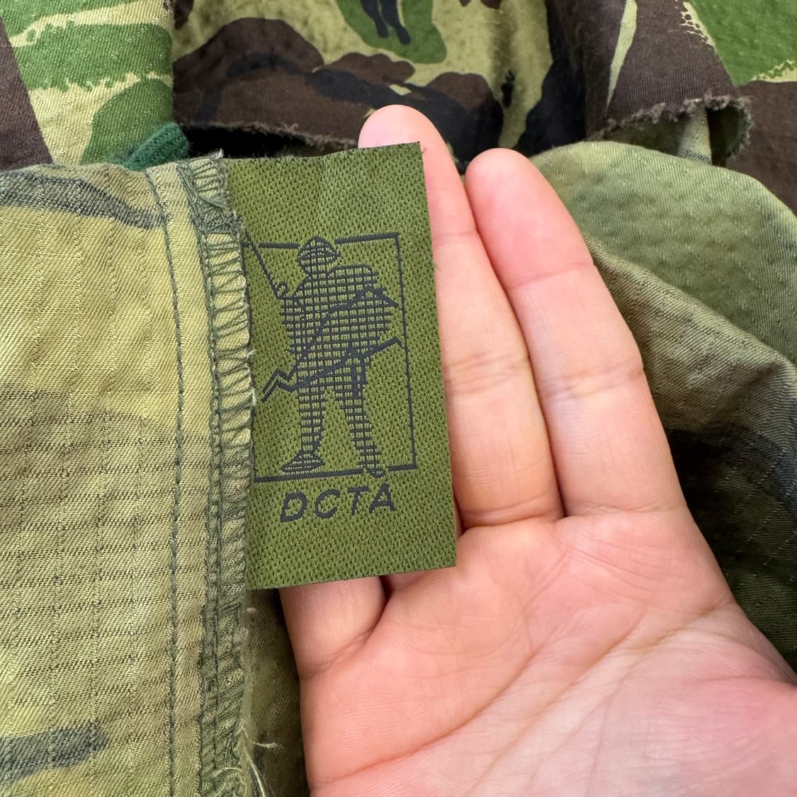 빈티지 영국군 DMP 립스탑 필드 자켓 (XL)   상품이미지8