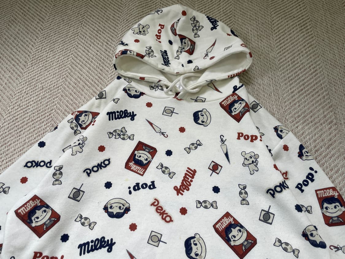 페코 포코 올오버 그래픽 후드 스웻셔츠 상품이미지4