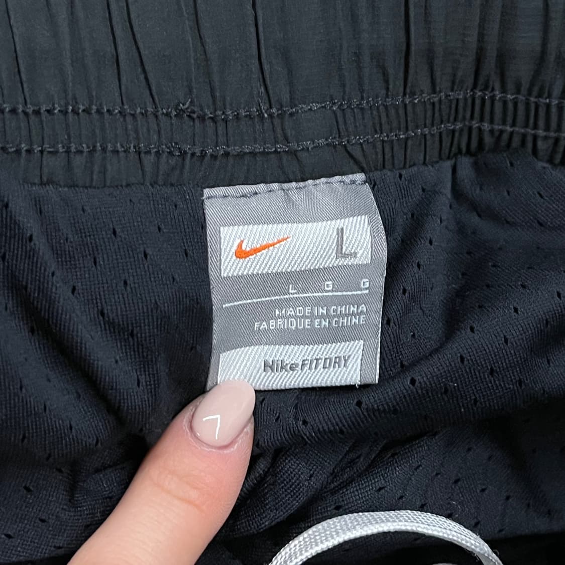 [정품/L] 나이키 블랙 우븐 트랙 팬츠 b18 상품이미지4