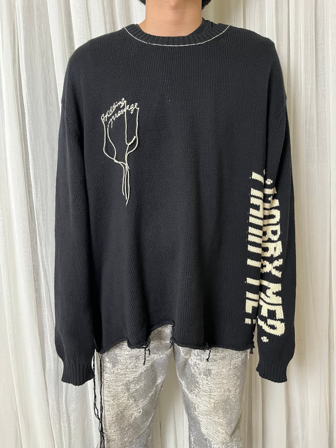 더블렛 20ss 히든메세지 코튼 니트 doublet 스웨터 상품이미지1