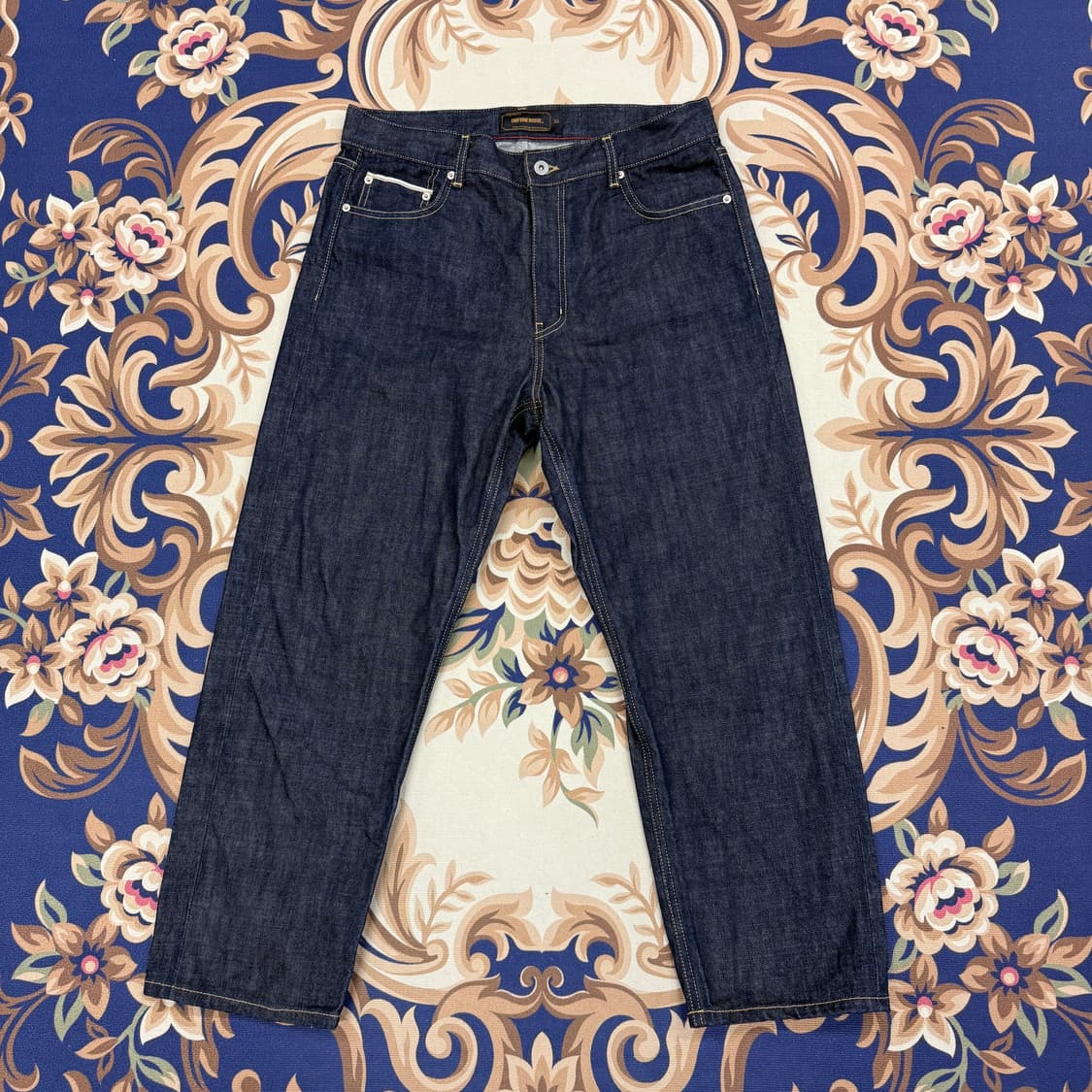 (XL)유니폼 브릿지 진청셀비지 데님팬츠 상품이미지1