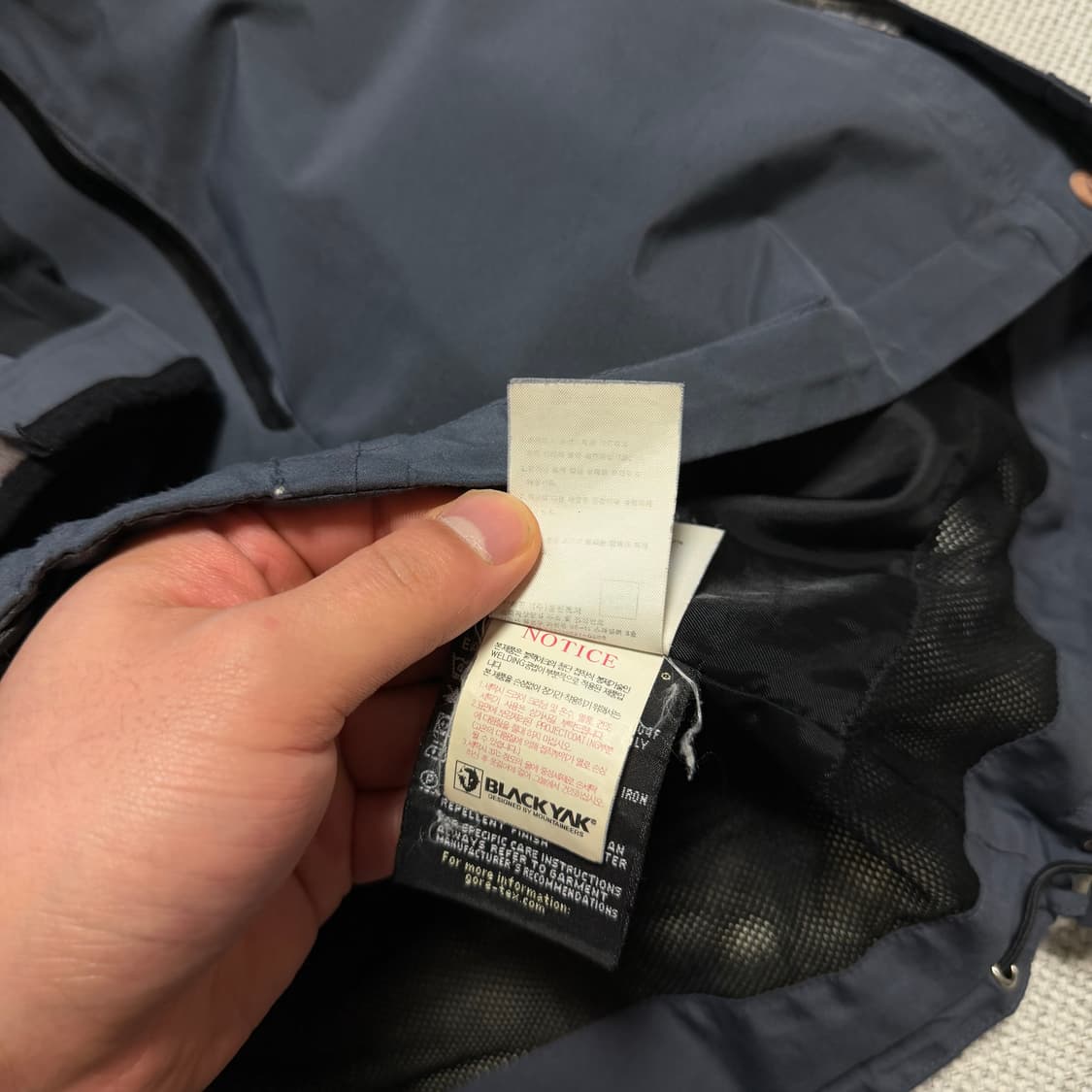 블랙야크 고어텍스 퍼포먼스쉘 바람막이 자켓 상품이미지6