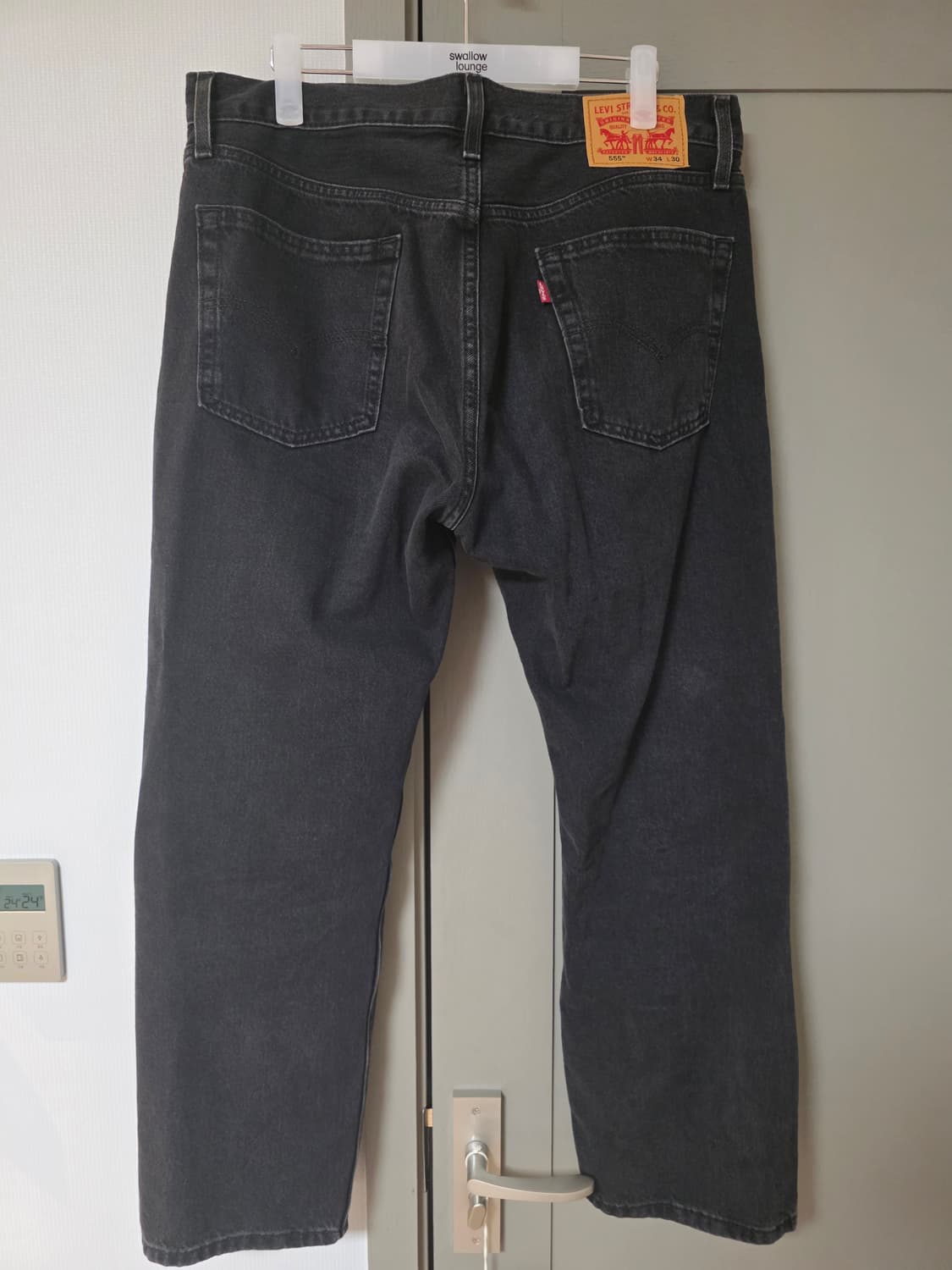리바이스 555 릴렉스 스트레이트 흑청 34x30 상품이미지2