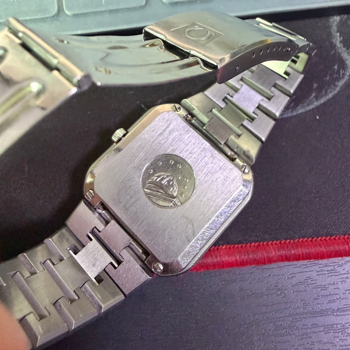 빈티지 오메가 컨스틸레이션 사각 워치 상품이미지5