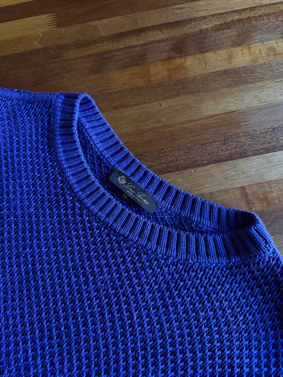 로로피아나 실크&코튼 반팔니트 여성66 상품이미지2