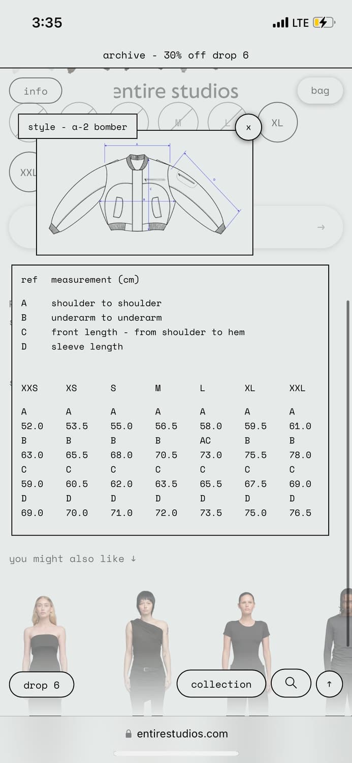 Entire studio a-2 bomber 상품이미지2