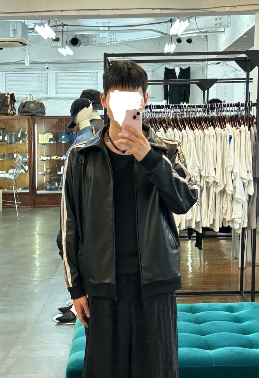 사스콰치패브릭스 레더 트랙자켓 상품이미지2