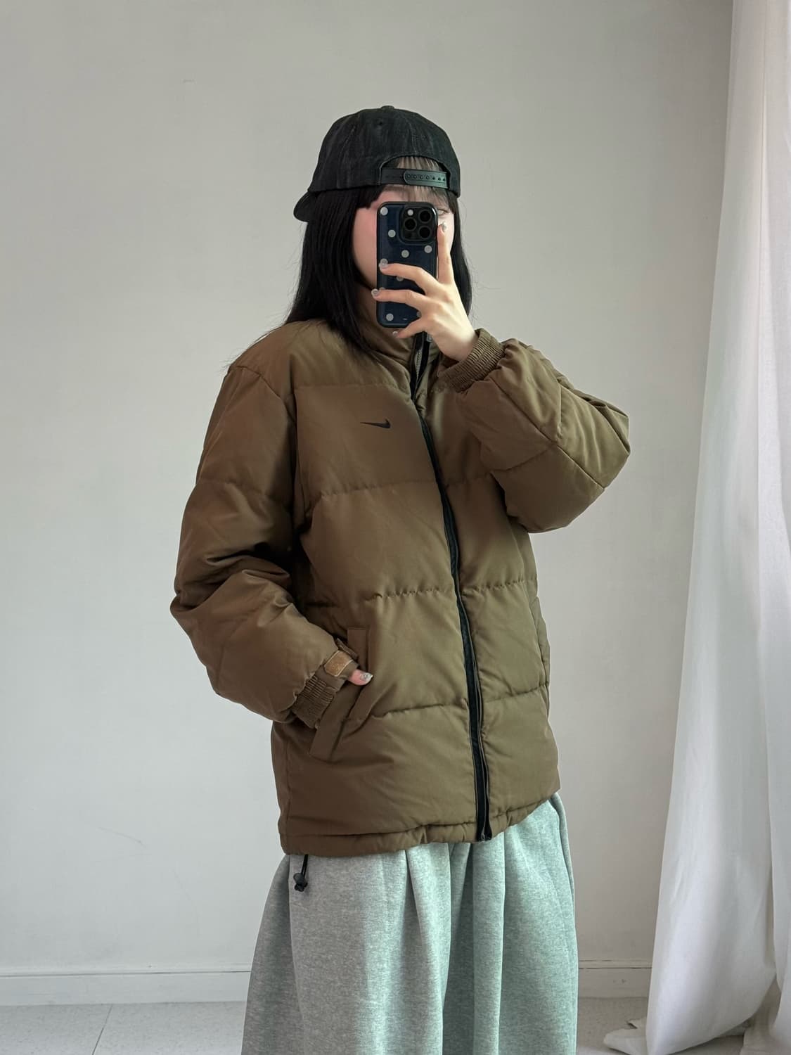 나이키 브라운 오리털 패딩 상품이미지4