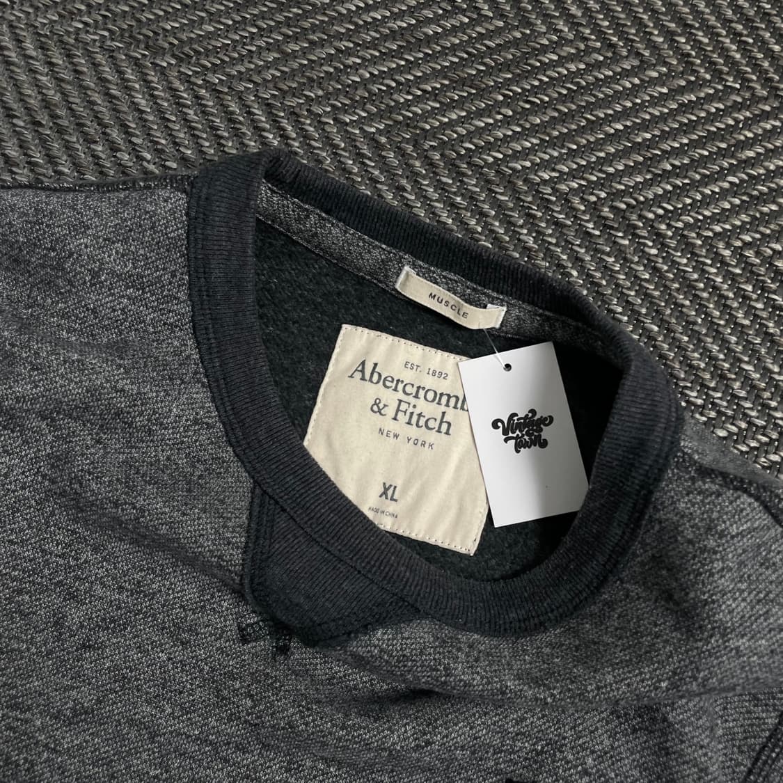 아베크롬비 y2k 디테일 크루넥 스웻 셔츠o 4030 상품이미지5