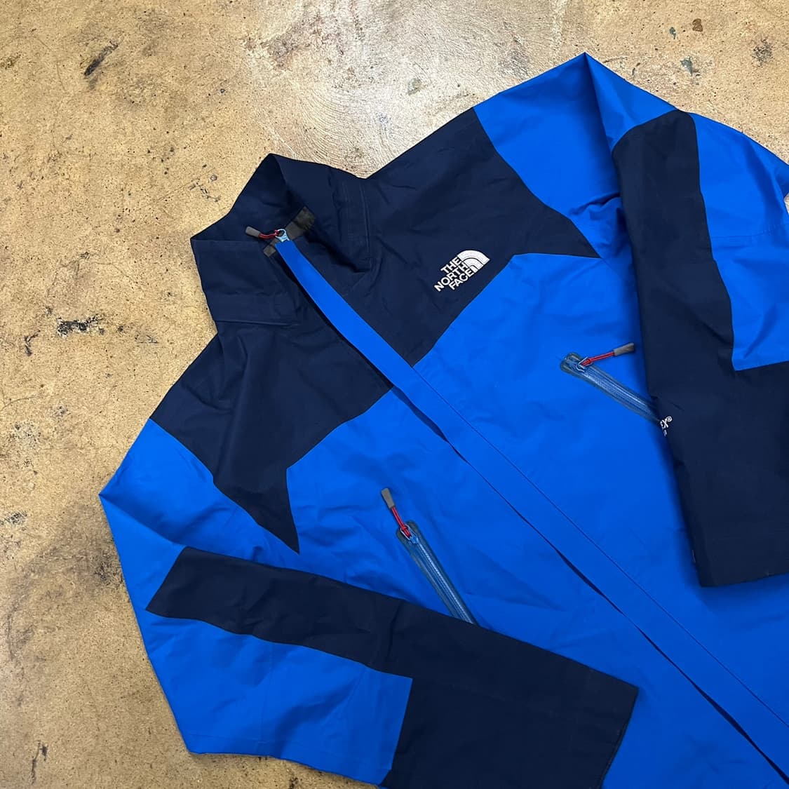 [정품/M] 노스페이스 블루 네이비 바람막이 자켓 b10 상품이미지1