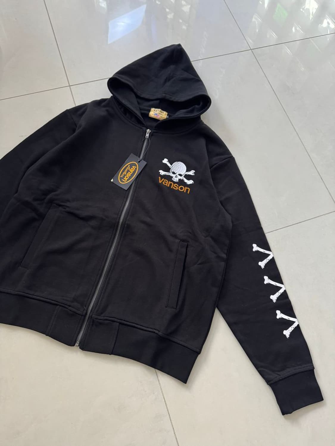 BONE ZIP UP HOODIE  SP-Z-5 본 지퍼업 후드티 상품이미지4