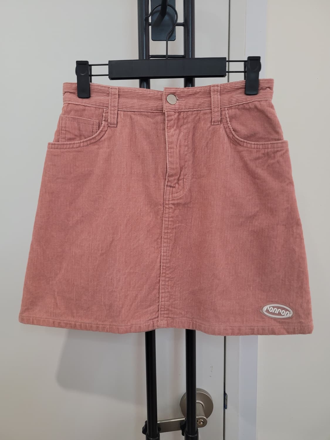 론론 ronron 코듀로이 미니 스커트 핑크 M사이즈 상품이미지1