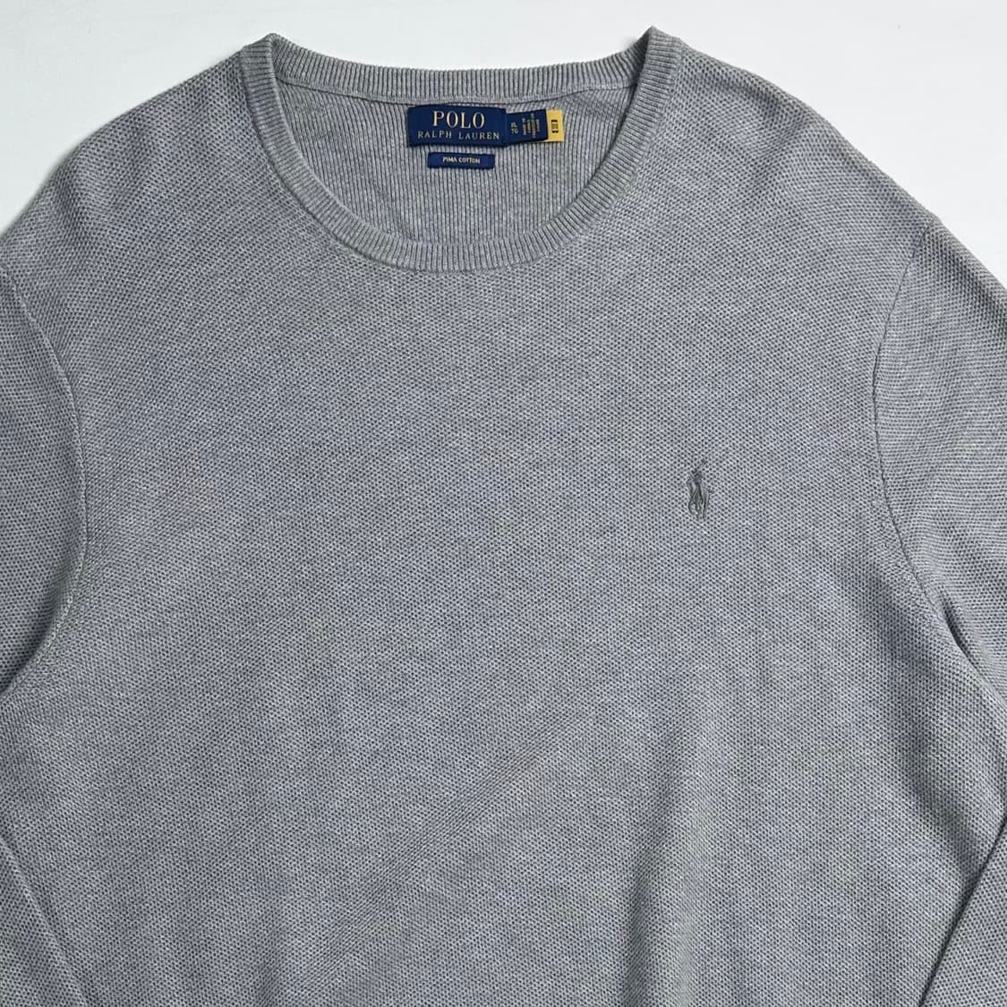 폴로 랄프로렌 피마코튼 그레이 니트 상품이미지2