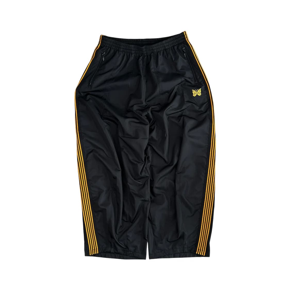 니들스 x LHP H.D. 트랙 팬츠 나일론 옐로우 블랙 상품이미지1