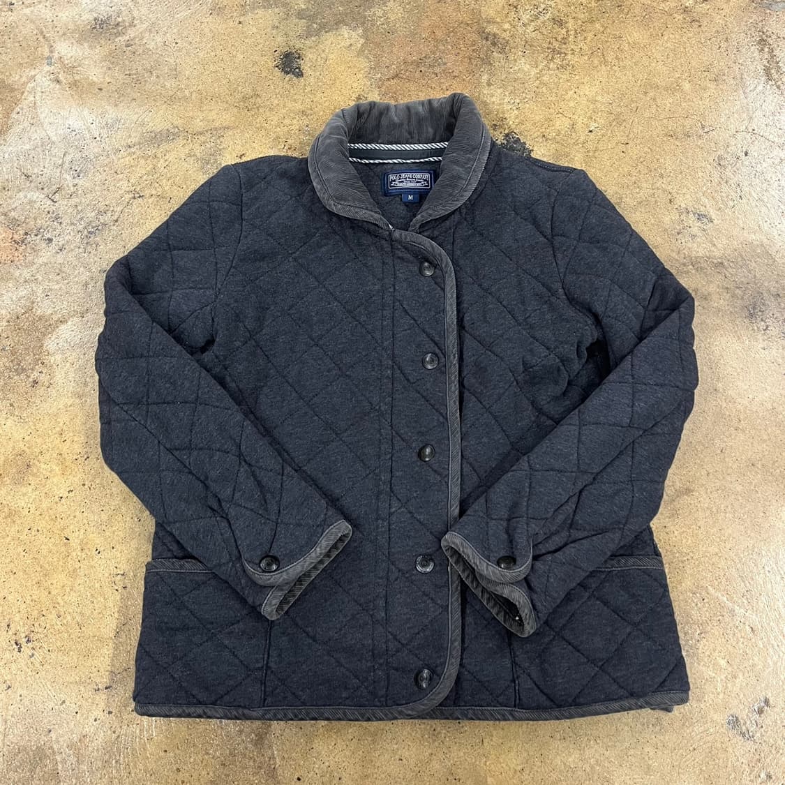 [정품/M] 폴로 진스 랄프로렌 퀼팅 자켓 차콜 b17 상품이미지2