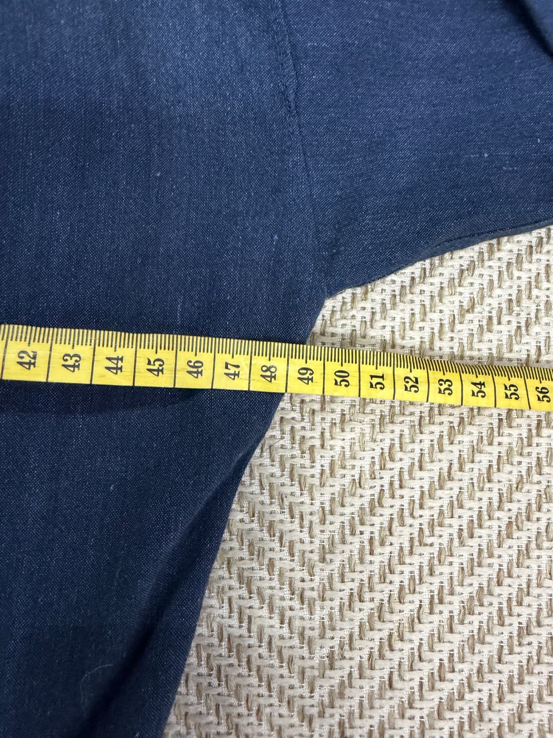 정품) TIME 타임 한섬 린넨 데님 원피스 82 상품이미지9