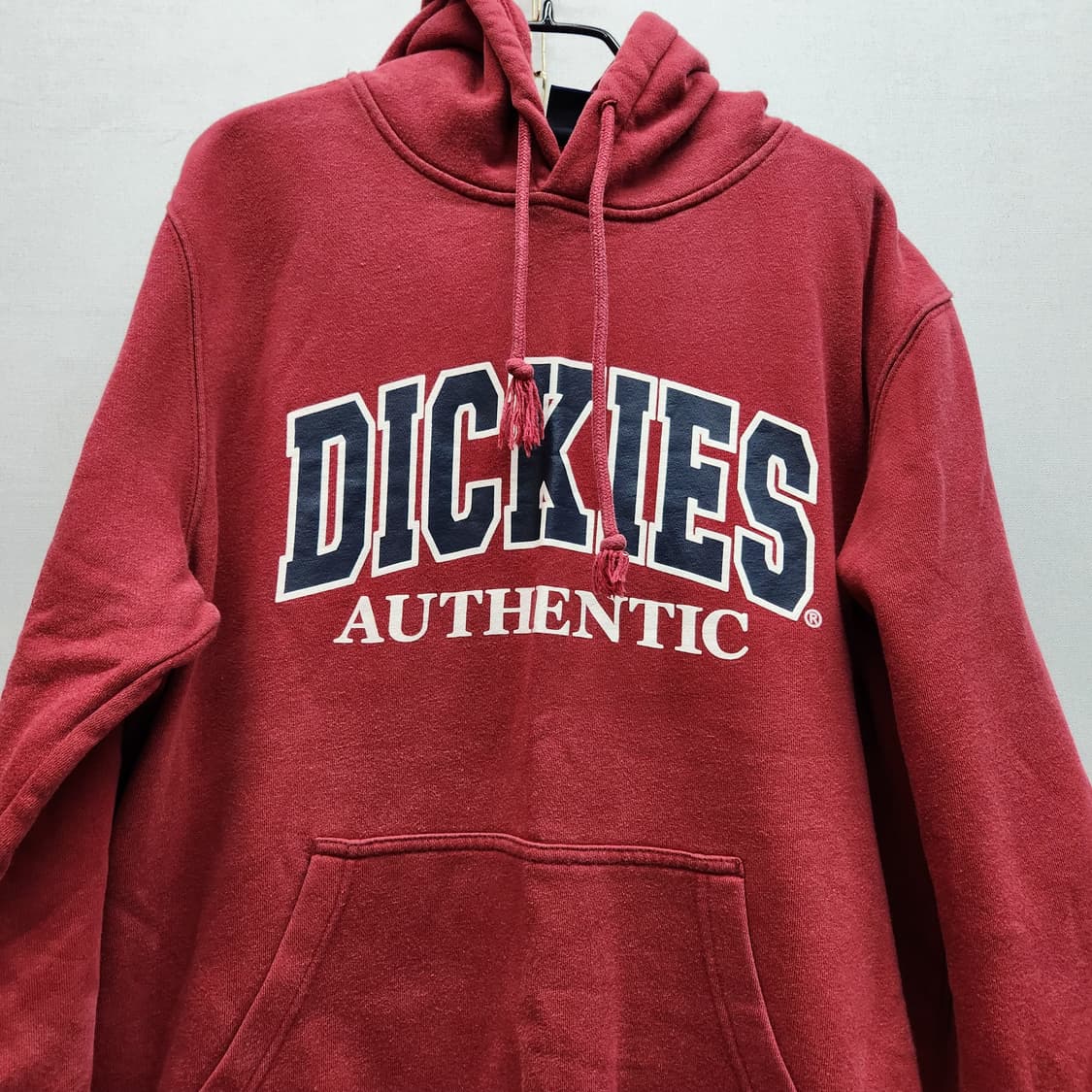 디키즈 빅로고 버건디 후드티 L(XL) 상품이미지2