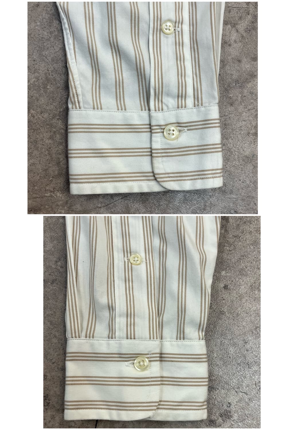 폴로 랄프로렌 스트라이프 셔츠 베이지 #csz3663 상품이미지9