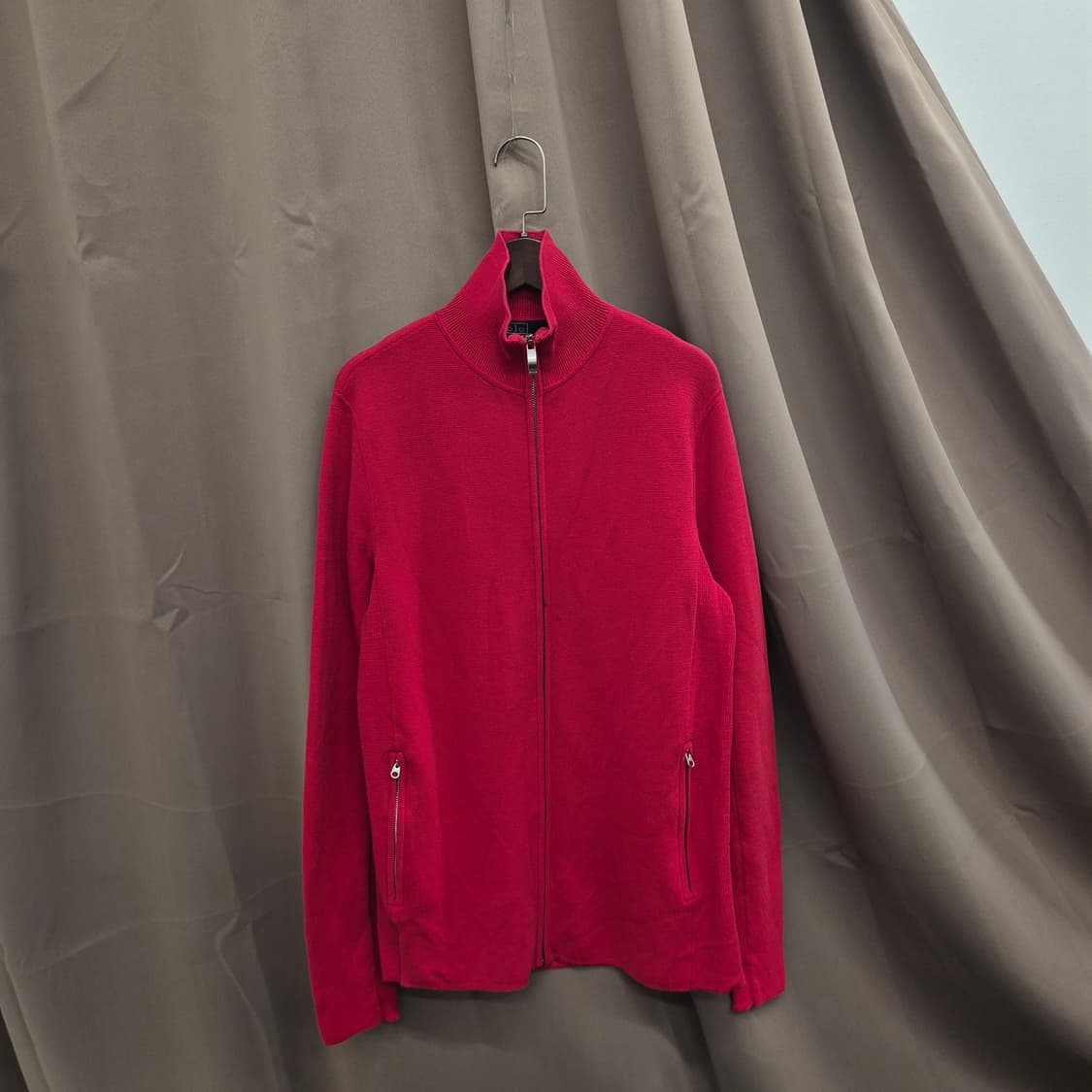 폴로 랄프로렌 코튼 니트 집업 가디건 S 상품이미지1