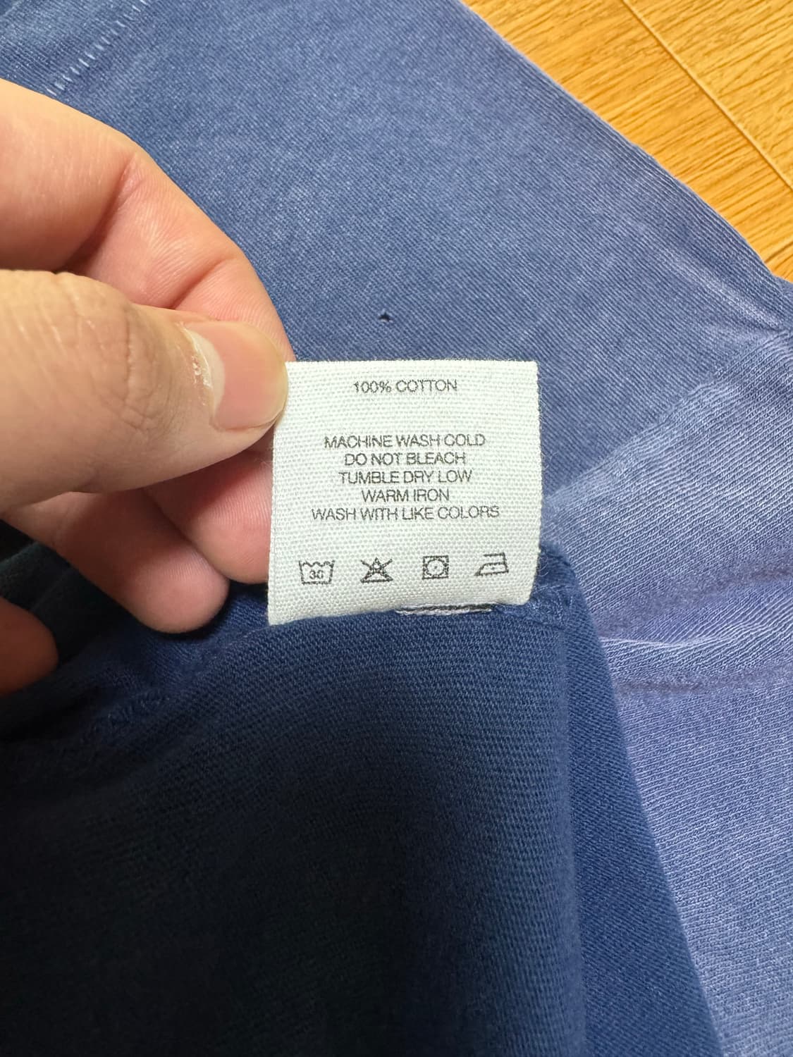 팔리 할리우드 코어 로고 티셔츠 네이비 상품이미지5